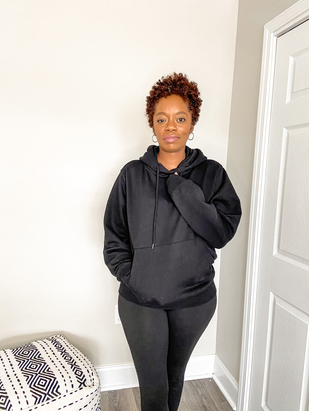 The Boyfriend Hoodie- Black- FINAL SALE