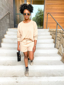 Addison Shorts Set- Camel - So Underdressed