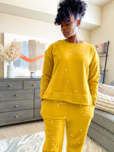 Load image into Gallery viewer, Big Chill Side Slit Sweatshirt- Mustard - So Underdressed
