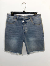 Load image into Gallery viewer, Criss Cross Bermuda Denim Shorts - So Underdressed
