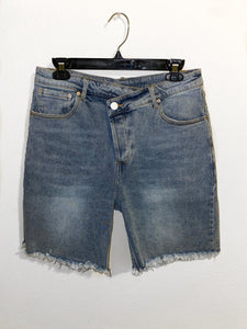 Criss Cross Bermuda Denim Shorts - So Underdressed