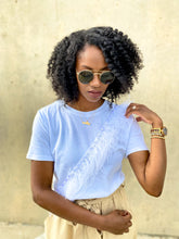 Load image into Gallery viewer, Feather Statement T-shirt - So Underdressed
