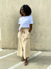 Load image into Gallery viewer, Front Slit Utility Skirt - So Underdressed
