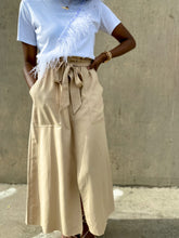 Load image into Gallery viewer, Front Slit Utility Skirt - So Underdressed
