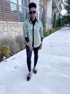 High-low Button Down- FINAL SALE