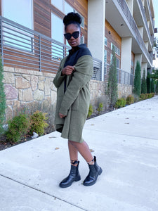 Hooded Open Front Cardigan- FINAL SALE