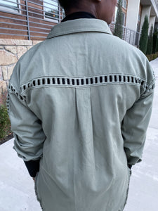 High-low Button Down- FINAL SALE