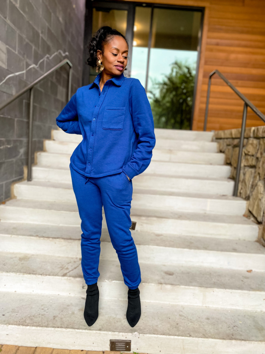 Long Sleeve Fleece Jacket and Sweatpants - So Underdressed