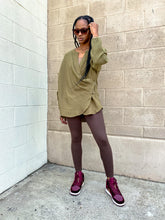 Load image into Gallery viewer, Microfiber Full Length Leggings- Brown - So Underdressed
