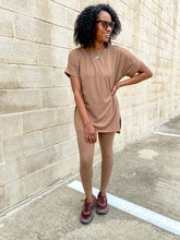 Load image into Gallery viewer, Microfiber Top and Leggings Set- Mocha (Available in Plus) - So Underdressed
