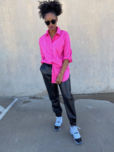 Load image into Gallery viewer, Oversized Button Down Shirt - So Underdressed
