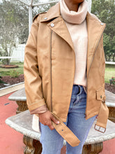 Load image into Gallery viewer, Oversized Moto Jacket - So Underdressed
