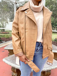 Oversized Moto Jacket - So Underdressed