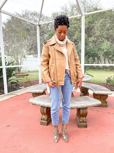 Oversized Moto Jacket - So Underdressed