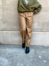 Load image into Gallery viewer, Pleated Straight Leg Pants- Camel - So Underdressed

