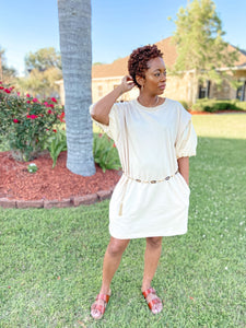 Puff Sleeve Sweatshirt Dress - So Underdressed