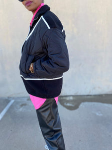 Quilted Funnel Neck Jacket - So Underdressed
