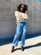 Load image into Gallery viewer, Ruffle Sleeve Shirt - So Underdressed
