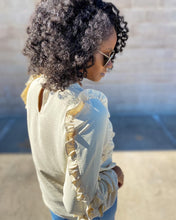 Load image into Gallery viewer, Ruffle Sleeve Shirt - So Underdressed

